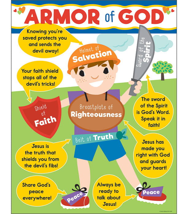 Armor Of God  Chart 17x22 [CD114291]