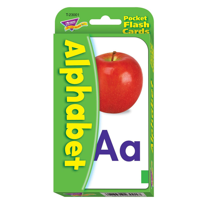 Alphabet Pocket Flash Cards [T23001]