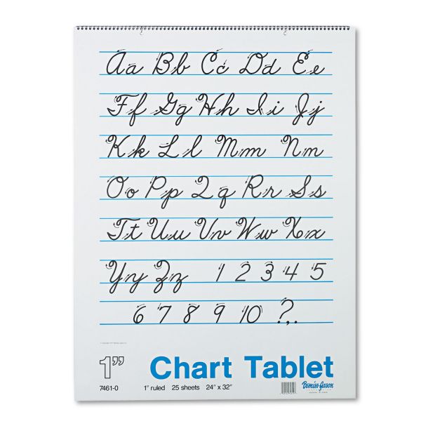 TABLET RULED CURSIVE 24X32 1" Rule [PAC74610]