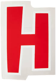 Personalize It Letter "H Pack of  48 [16350]