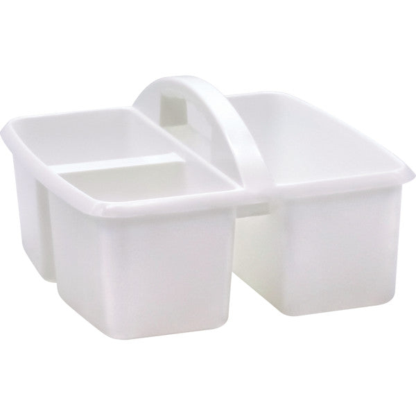 White Plastic Storage Caddy [TCR20445]