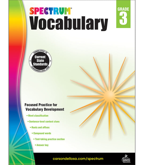 SPECTRUM VOCABULARY GRADE 3 [CD704610]