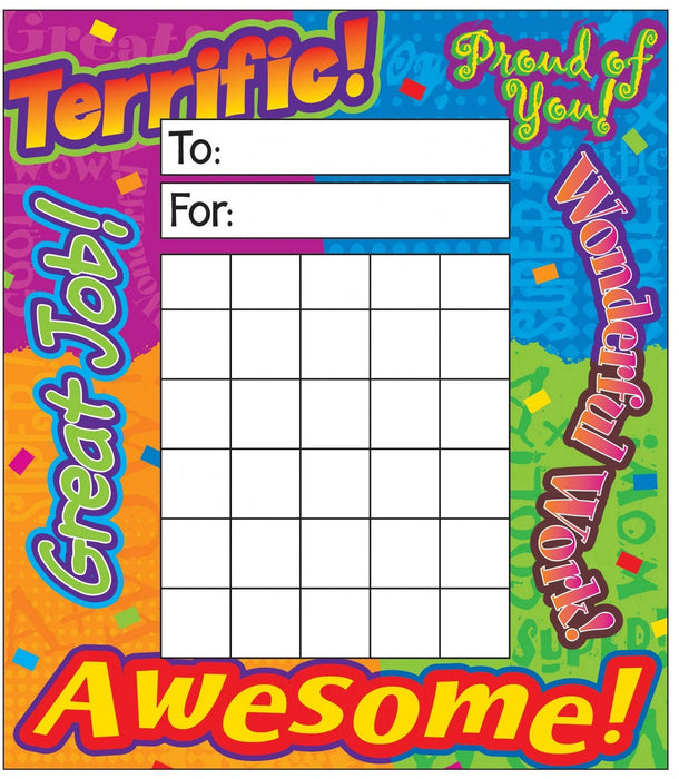 REWARD WORDS 17x22 [T73003]