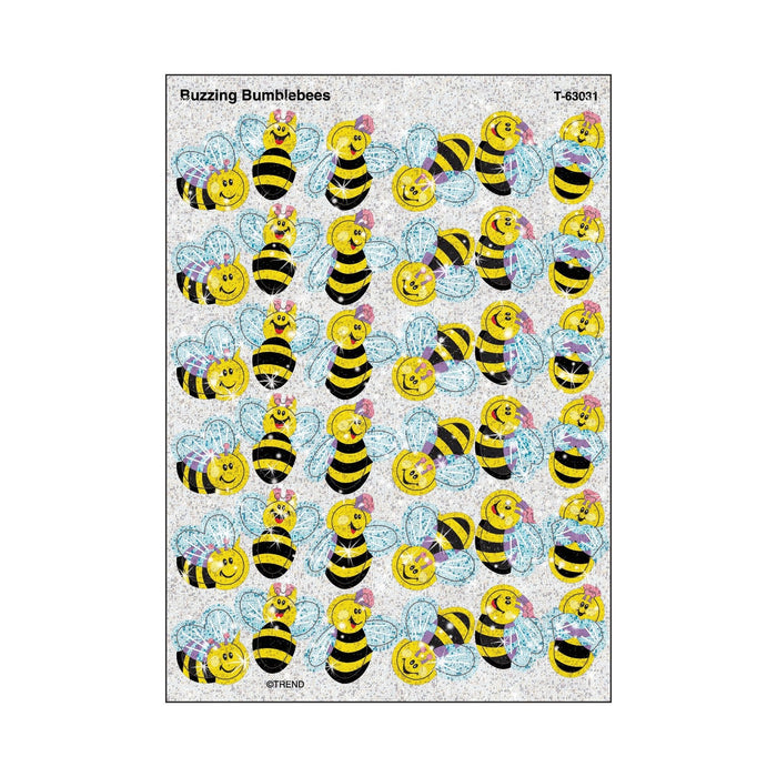Buzzing Bumblebees Sparkle Stickers [T63031]