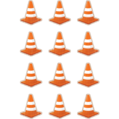 Under Construction Cones Mini Accents (Archived)