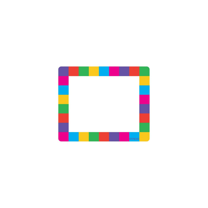 Rainbow Plaid Terrific Labels [T68015]