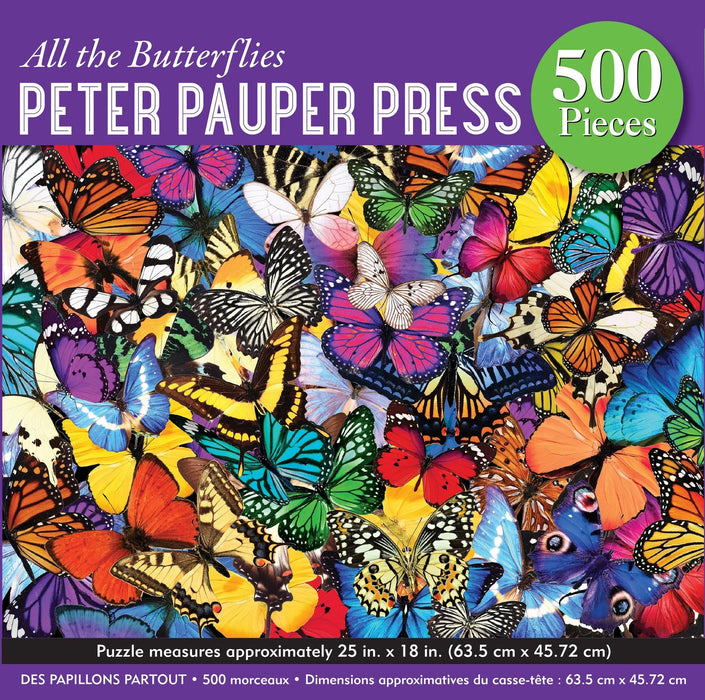 All the Butterflies 500 Piece Jigsaw Puzzle [9781441338150]