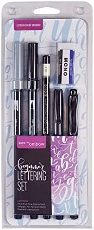 Tombow 56190 Beginner Lettering Set. Includes Everything You Need to Start Hand Lettering [56190]