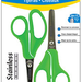 BAZIC 5" Blunt & Pointed Tip School Scissors (2/Pack) [4432]