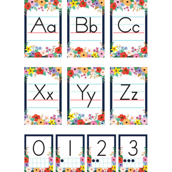 Wildflowers Alphabet Bulletin Board [TCR6818]