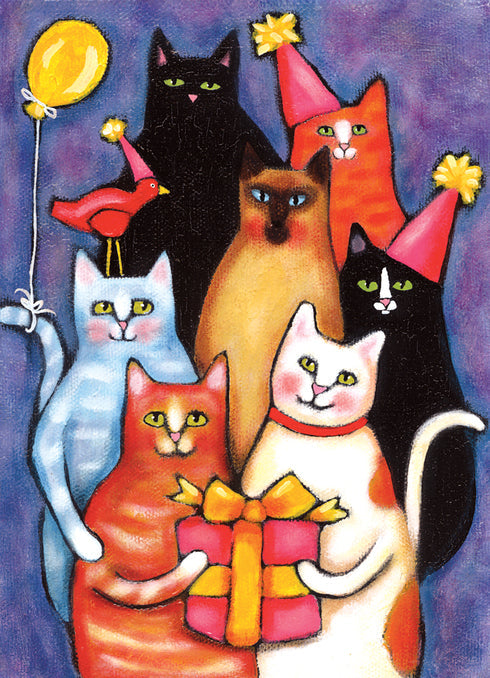 Birthday Cats Birthday Greeting Card [2172BD]