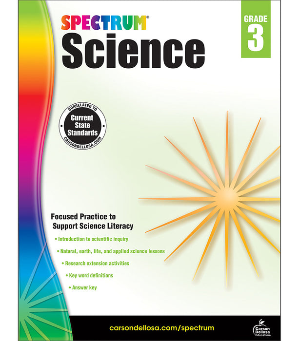SPECTRUM SCIENCE BOOK GRADE 3 [CD704616]