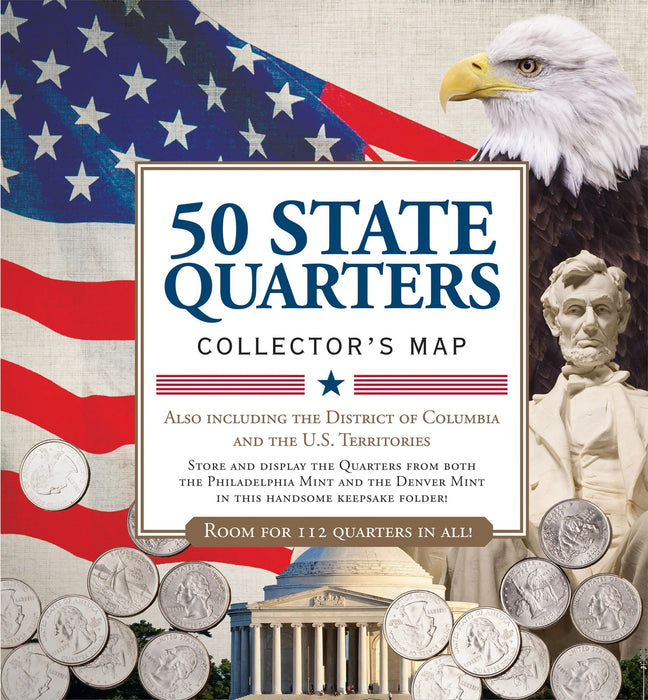 50 State Commemorative Quarters Collector's Map [9781441312310]