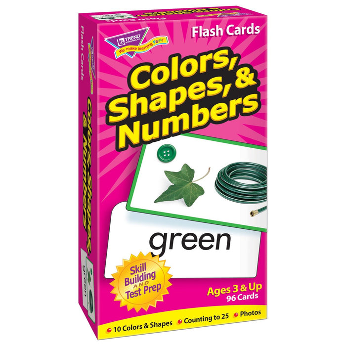 Colors, Shapes, & Drill Numbers Flash Cards [T53011]